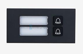 Produktbild Dahua DHI-VTO4202FB-MB2 - Zwei-Tasten-Modul - Schwarz (Ethernet)