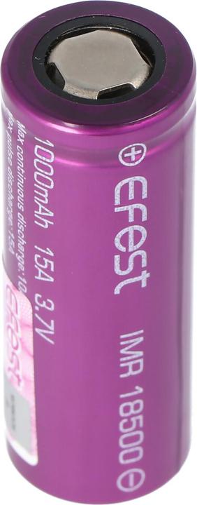Efest Akku Purple IMR18500 ungeschützt (1 pcs., 18500, 1000 mAh)