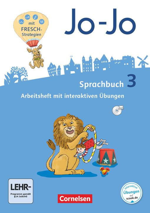 Produktbild Jo-Jo Sprachbuch 3. Schuljahr. Arbeitsheft mit CD-ROM. BW (Deutsch, Frido Brunold, Henriette Naumann-Harms, Rita Stanzel, Sandra Meeh, 2017)
