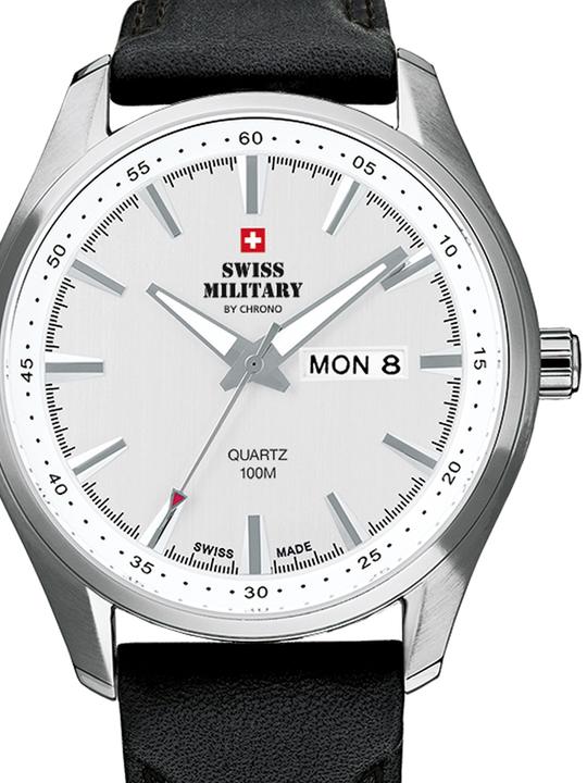 Produktbild Swiss Military 44 mm Silber (Analoguhr, 44 mm)