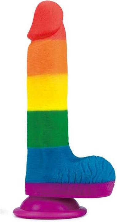 Actual product image Lovetoy Dildo Prider Liquid Silicone 7.5"