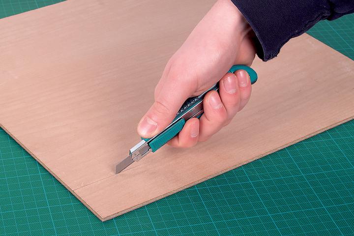 Produktbild wolfcraft 1 Abbrechklingenmesser 2K, 9 mm (Cutter)