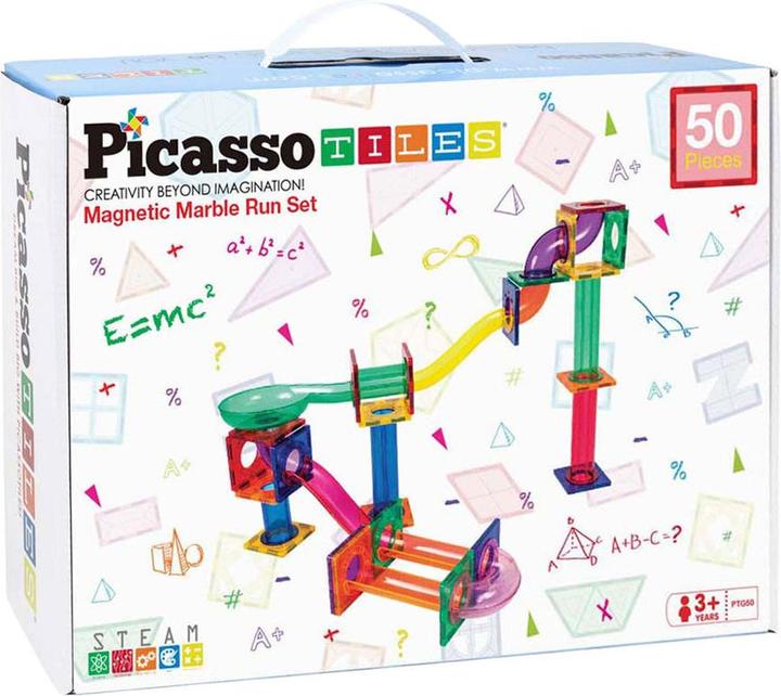 Productafbeelding PicassoTiles Picasso Tegels - Marmer run set (50 stuks) (PTG50)