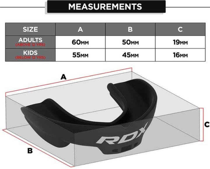 Produktbild Rdx Mundschutz Erwachsene (One Size)