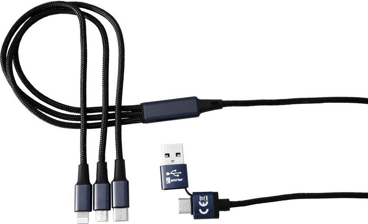 Actual product image Smrter USB C – USB C/Lightning/Micro USB (1.20 m, USB 2.0)