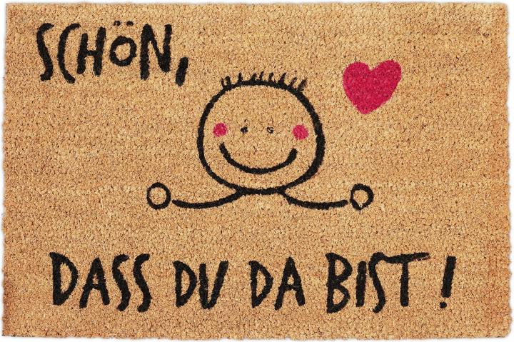 Relaxdays Je suis content que vous soyez là (60 x 40 cm)