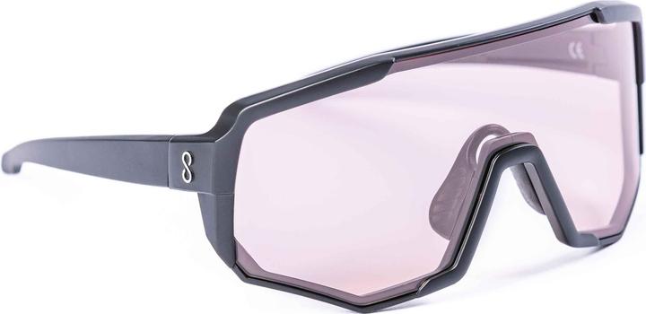 Coast Optics Nita 2 Sportbrille schwarz mit Pink Crystal und klarem Glas (Black, Pink Crystal)