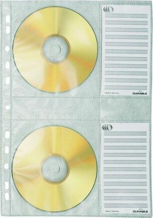 Image du produit Durable CD/DVDOrganisateurPochettes (Platine, CD)