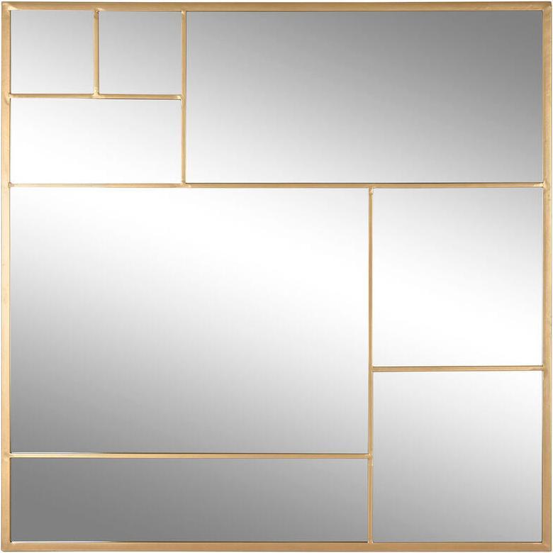 Esprit, Specchio, Wall mirror Home Golden 90 x 2 x 90 cm (90 x 2 cm)