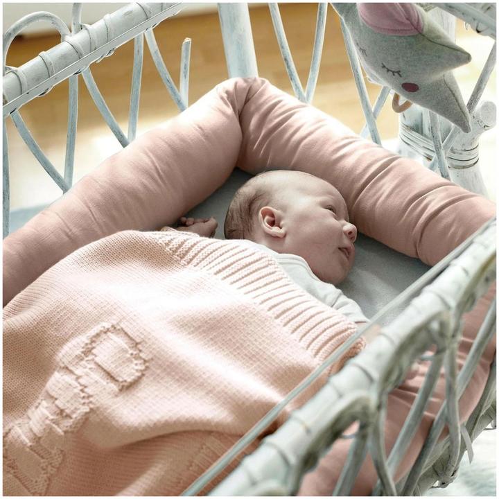 Produktbild nordic coast company Bettschlange Bettrolle Rosa