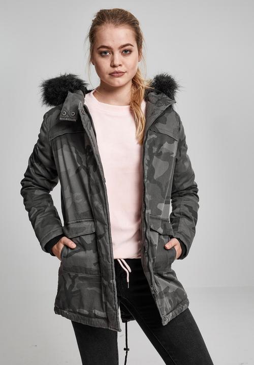 Produktbild Urban Classics Ladies Overdyed Camo Parka (L)