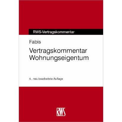 Vertragskommentar Wohnungseigentum, Fachbücher