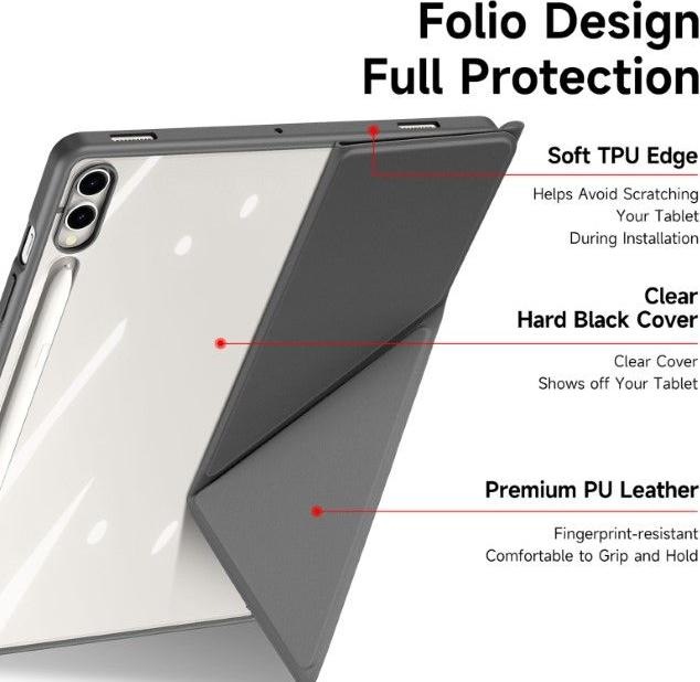 Produktbild Dux Ducis Magi Series Bookcover Hülle (Galaxy Tab S9 FE+, Galaxy Tab S10+, Galaxy Tab S9+)