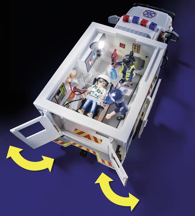 Actual product image Playmobil Rescue vehicle: US Ambulance (70936, Playmobil City Action)