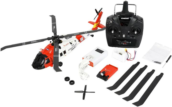 Produktbild Amewi UH60 Black Hawk Coastguard Helikopter 6G/3D RTF