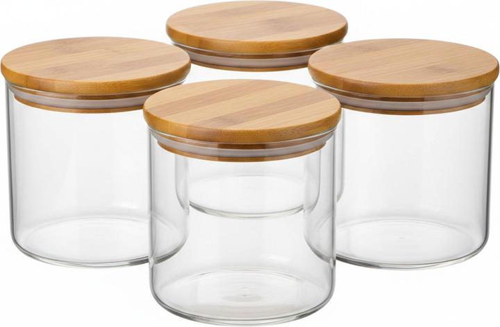Produktbild Relaxdays 3x Vorratsglas (0.65 l)