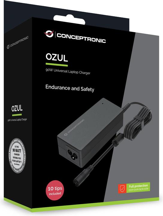 Actual product image Conceptronic Uni. Notebook Netzteil inkl.10 Aufs. 90W/ CNB90 (90 W)