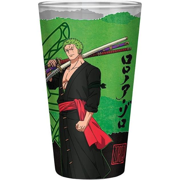 ABYstyle One Piece - Roronoa Zoro, Bicchieri, Multicolore