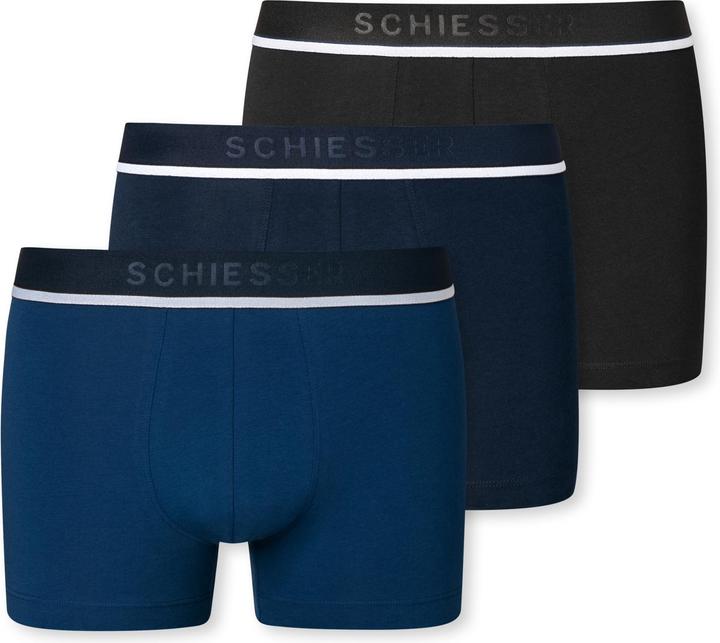Produktbild Schiesser Herren Boxershorts Unterhosen Streifen 95/5 Organic Cotton | 3er Pack (4XL, 3er Pack)