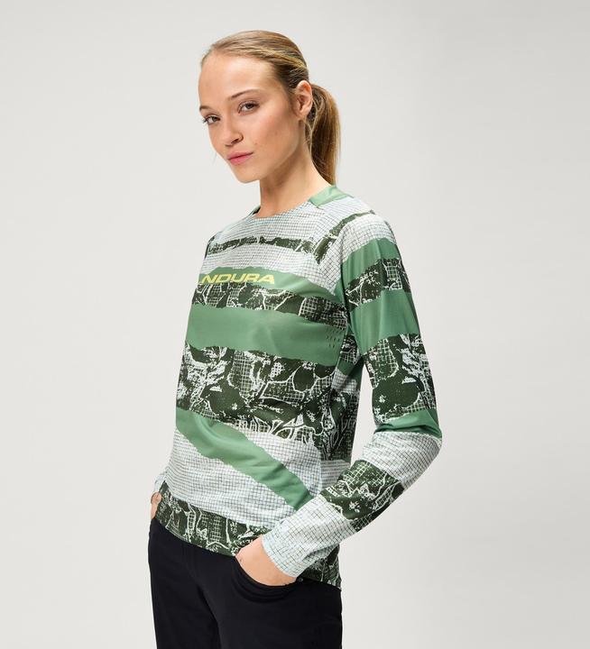 Actual product image Endura Patchwork Wms Ltd L/S Tee Mag (M)