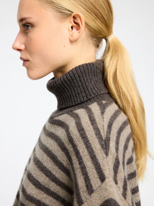 Image du produit Selected Femme Pull à col roulé en tricot (M)