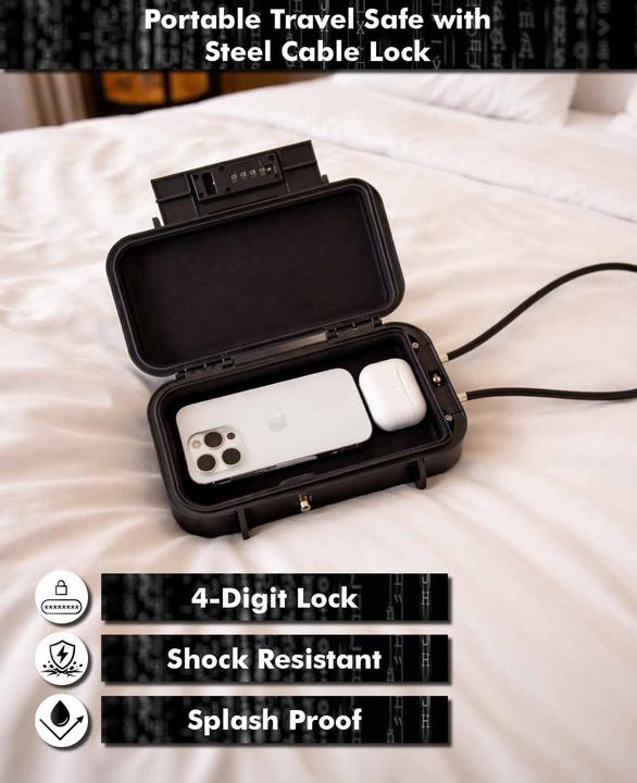 Produktbild Paladin Tragbarer Mini-Tresor mit Zahlenschloss