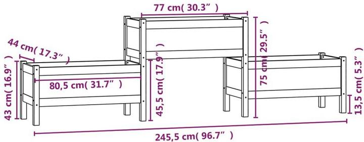 Produktbild vidaXL Pflanzgefäss