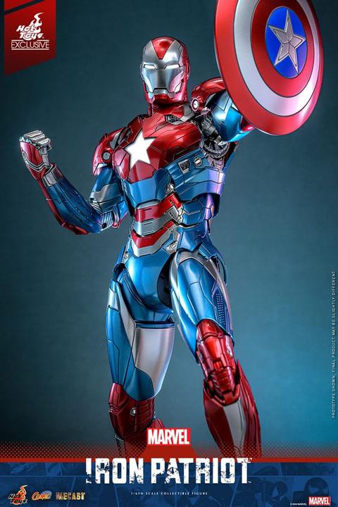 Image du produit Hot Toys Marvel figurine Comic Masterpiece Diecast 1/6 Iron Patriot Exclusive 32 cm