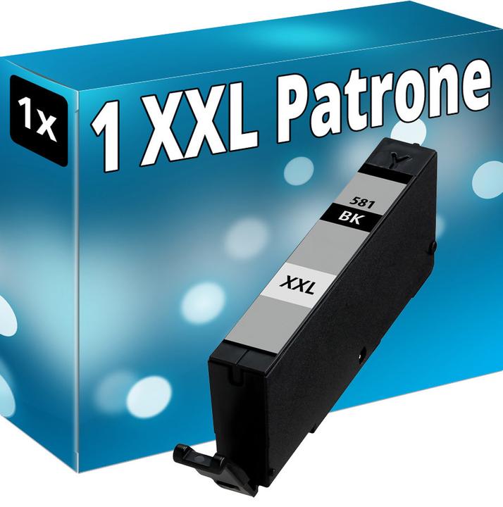 Produktbild Druckfuxx 1x XXL DRUCKER PATRONEN für CANON PIXMA TS6240 TS6241 TS8240 TS8241 TS8242 pbk