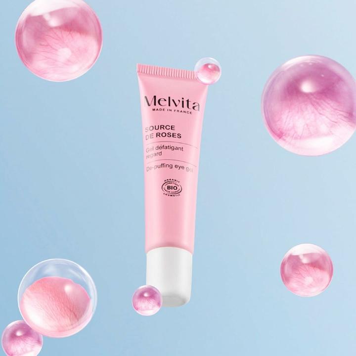 Produktbild Melvita Source de Roses Belebendes Augengel (Augenpflege Gel, Tag, 15 ml)