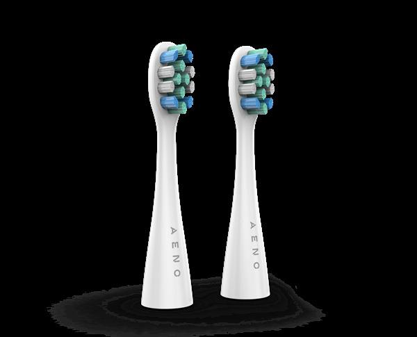 Produktbild Aeno Spare heads ADBTH1-2 for Sonic toothbrushes DB1S white, 2pcs, DuPont bristles (2 x)