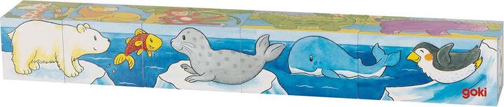 Immagine prodotto Goki Safari e puzzle cubo artico (5 pezzi)