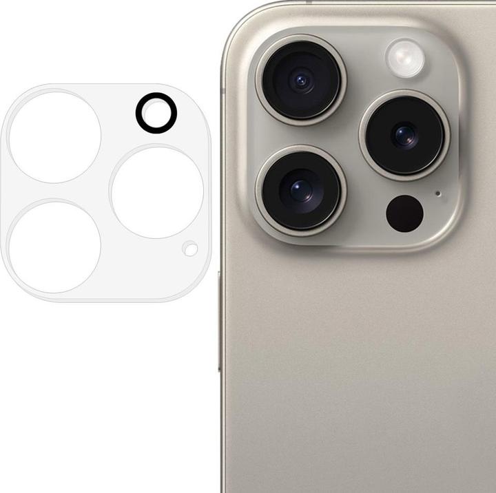 Actual product image Ueli Express Camera armoured glass lens protector (1 pcs., Apple iPhone 16 Pro, Apple iPhone 16 Pro Max)