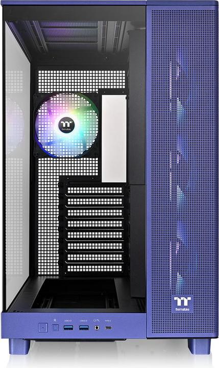 Actual product image Thermaltake View 380 XL TG ARGB (violett, Tempered Glass x 2) (mATX, Mini-ITX, ATX)