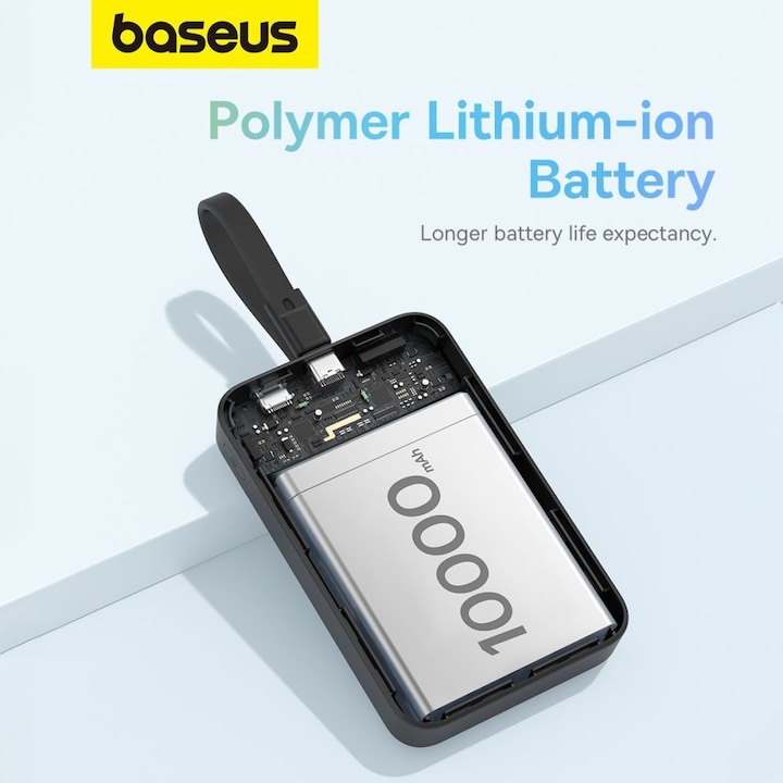 Immagine prodotto Baseus Powerbank Magnetic Mini 10000mAh 30W MagSafe (nero) (10000 mAh, 30 W, 37000 Wh)