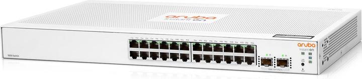 HPE E Aruba Instant On 1830 Switch 2 SFP Ports, 1U, Layer 2, Plug and Play, DOS, Mobile App, Web (26 ports)