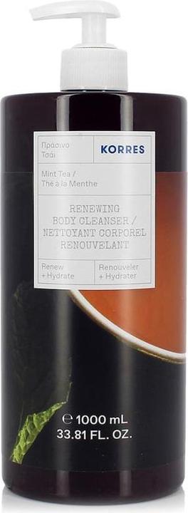 Actual product image Korres Nettoyant Corporel Régénérant au thé à la menthe - 1000 ml (1000 ml)