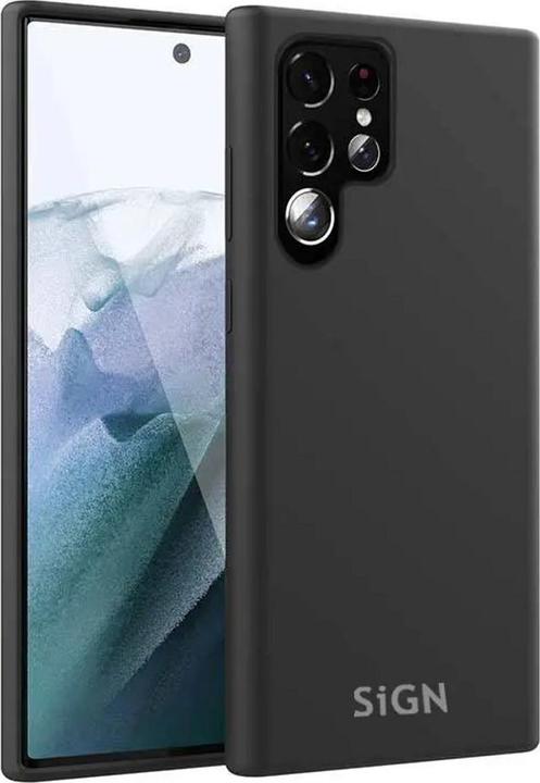 Image du produit SIGN Etui en silicone liquide pour Samsung Galaxy S23 Ultra - Noir (Samsung Galaxy S23 Ultra)