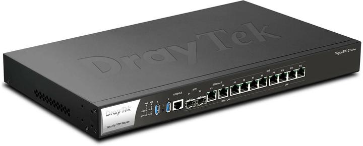 Actual product image Draytek Vigor 3912 high-performance multi-WAN router 10GbE retail