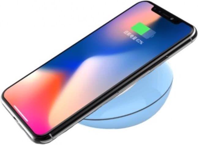 Image du produit Devia Chargeur inductif sans fil rapide Qi Standard - Bleu (10 W)