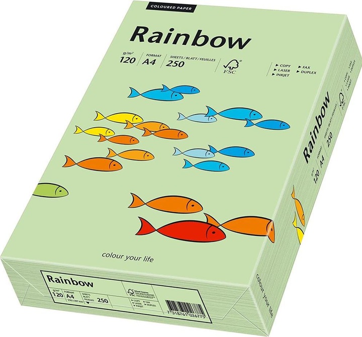 Actual product image Rainbow Copy paper colored A3 (80 g/m², 500 x, A3)