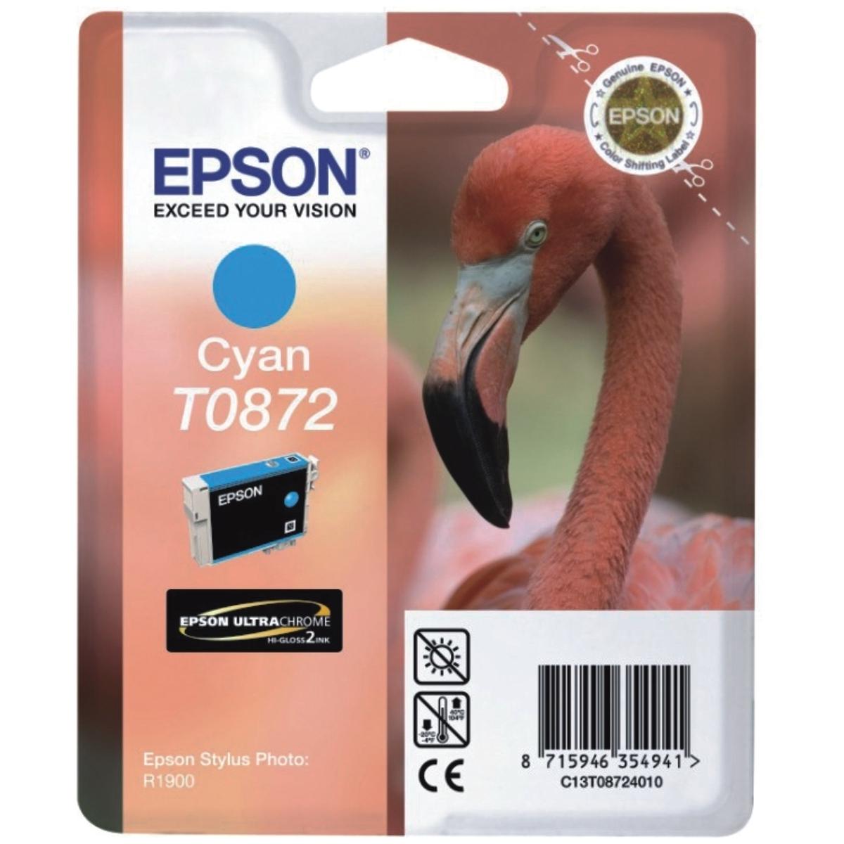Epson, Druckerpatrone, T0872 Ultra Gloss Hi-Gloss2 (C)