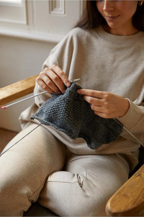 Immagine prodotto DMC Set da lavoro a maglia Cuscino da meditazione Mindful Making, 40 x 40 cm