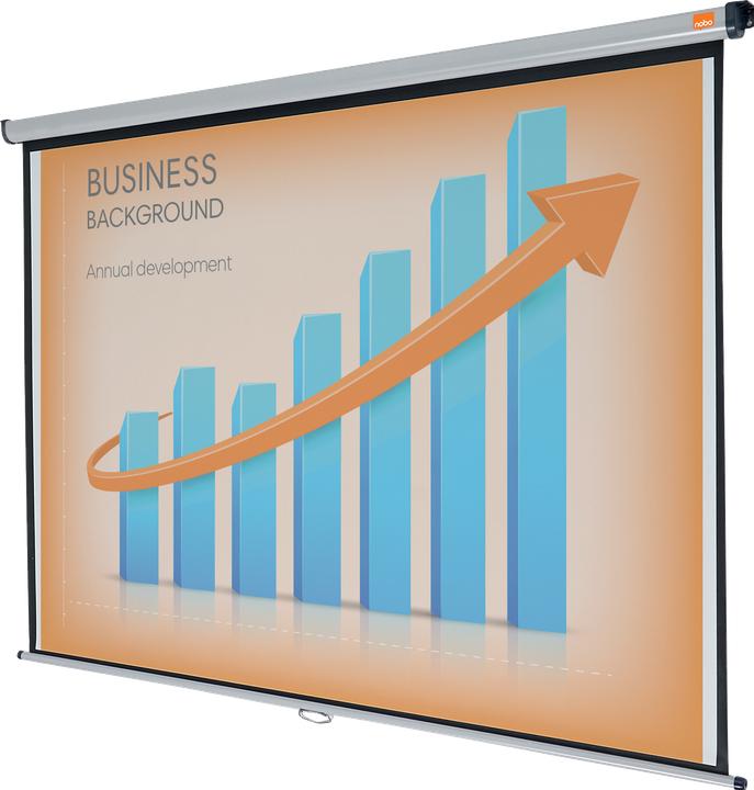 Actual product image Nobo Wall Mounted Projection Screen 1750x1090mm (78.94", 16:10)