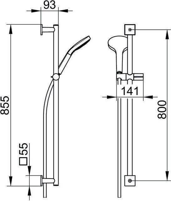 Immagine prodotto Keuco Set doccia IXMO sw ma