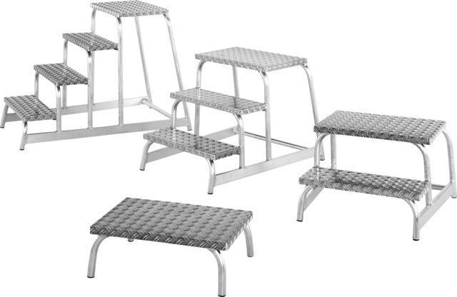 Actual product image Zarges Aluminium machine step Z 600 3 steps 0.6 (Working platform, 57.70 cm)