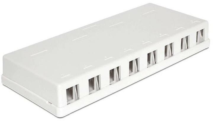 Delock Keystone Leergehäuse: 8 Port (Gehäuse)