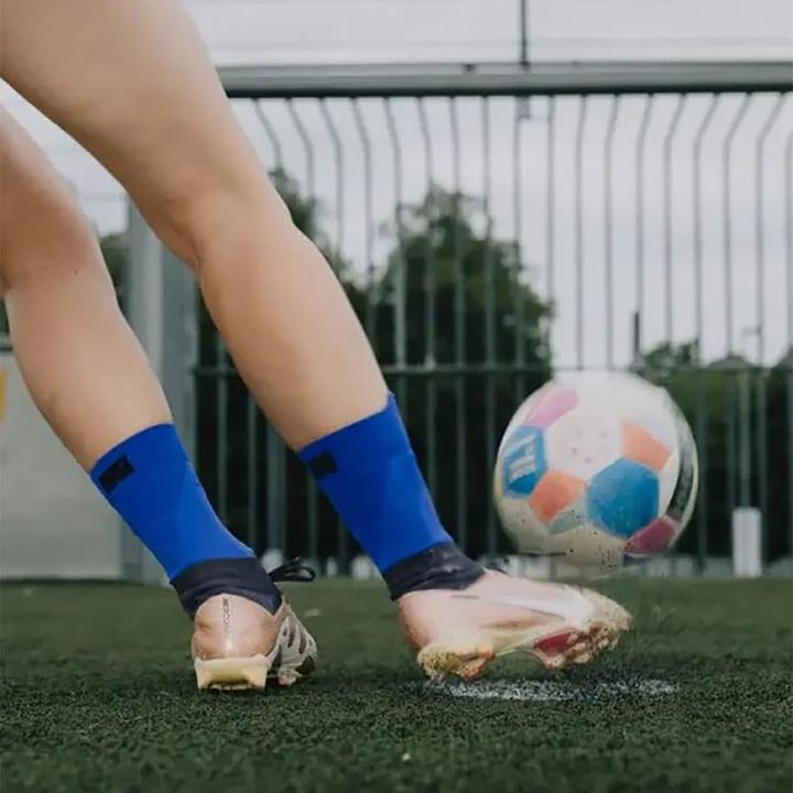 Image du produit NovoSoxx Fussballsocken Gr. 42-47 Grip Socken Fussball Strümpfe GripSoxx Blau (42 - 47)