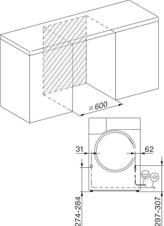 Image du produit Miele TSD 600-43 CH (9 kg, Modifiable)