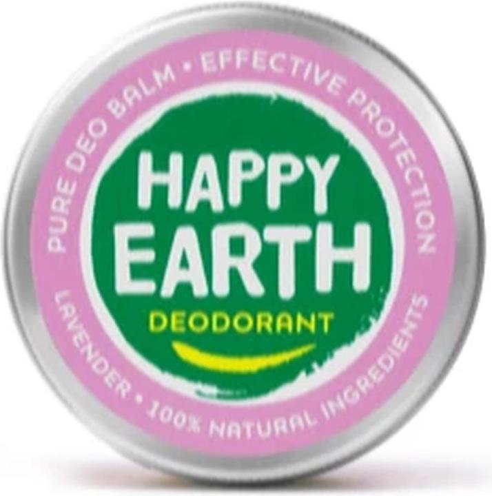 Actual product image Happy Earth Natural Deodorant Balm Lavender (45 g)